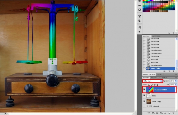 Creation of Magic Balanced Scale: Step 3